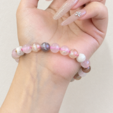 8mm Flower Agate Crystal Bracelet Wholesale