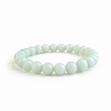 5Pcs 8mm Blue Glow Crystal Bracelet Wholesale