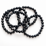 5Pcs 8mm Black Onyx Crystal Bracelet Wholesale