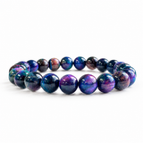 8mm Galaxy Tiger Eye Crystal Bracelet Wholesale