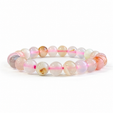 8mm Flower Agate Crystal Bracelet Wholesale