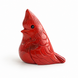 1PC Natural Red Jasper Humming Bird Crystal Carving