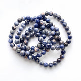 5Pcs 8mm Blue Sodalite Crystal Bracelet Wholesale