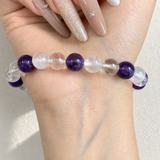 8mm Clear Triple Protection Crystal Bracelet Wholesale
