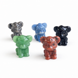 Random Multi-material Lion Crystal Carving Wholesale