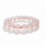 12mm Rose Quartz Crystal Bracelet Wholesale