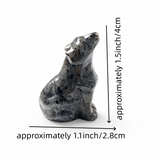 Multi-material handmade wolf crystal carving Wholesale