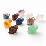 Multi-material handmade snail crystal carving Wholesale