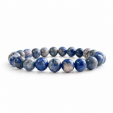 5Pcs 8mm Blue Sodalite Crystal Bracelet Wholesale