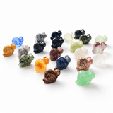 Multi-material handmade snail crystal carving Wholesale
