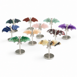 Wholesale Crystal Small Bat Wings With Stand Sets