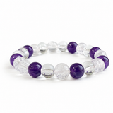 8mm Clear Triple Protection Crystal Bracelet Wholesale
