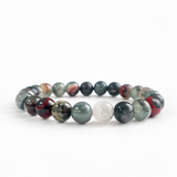 5Pcs 8mm African Blood Crystal Bracelet Wholesale