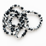 5Pcs 8mm Orca Agate Crystal Bracelet Wholesale