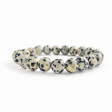 5Pcs 8mm Dalmatian Crystal Bracelet Wholesale