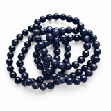 5Pcs Blue Sandstone Crystal Bracelet Wholesale
