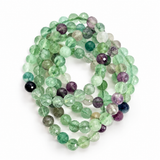 Faced Fluorite Bracelet 8mm Wholesale
