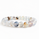5Pcs 8mm Aqua Agate Crystal Bracelet Wholesale