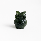 Multi-material handmade cute small owl carving Wholesale