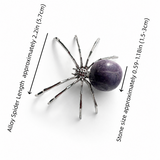 Tumbled Crystals Spider Ornament Handmade Alloy Spider Wholesale
