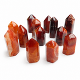Beautiful Red Agate Plished Tower Point Crystal Wholesale