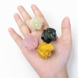 Multi-material handmade frog crystal carving Wholesale