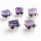 Natural Crystal Amethyst Cluster Buddy Hedgehog Amethyst Hedgehog Wholesale