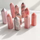 Pink Opal Tower Points Wholesale