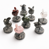 Multi-material Handmade Cute Flying Pig Car Spring Ornament Carving Wholesale