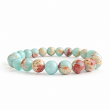 5Pcs 8mm Shoushan Jade Crystal Bracelet Wholesale