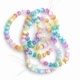 8mm Aura Selenite Crystal Bracelet Wholesale