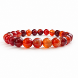5Pcs 8mm Lace Carnelian Crystal Bracelet Wholesale