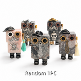 Multi-material Carved Crystal Punk Glass Buddy Small Statues Wholesale