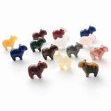 Multi-material handmade stand capybara crystal carving Wholesale