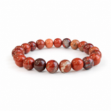5Pcs 8mm Red Jasper Crystal Bracelet Wholesale