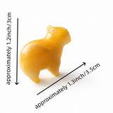 Multi-material handmade stand capybara crystal carving Wholesale