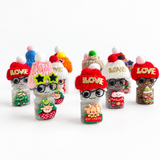 Multi-material Carved Crystal Christmas Glass Buddy Small Statues Wholesale