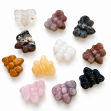 Random 10PCS Multi-material Bee Crystal Carving Wholesale