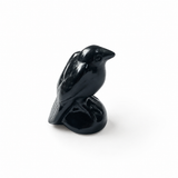 Multi-material handmade crow crystal carving Wholesale