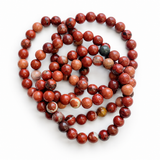 5Pcs 8mm Red Jasper Crystal Bracelet Wholesale