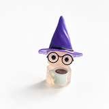 Multi-material Carved Crystal Wizard Glass Buddy Small Statues