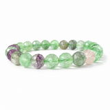 Faced Fluorite Bracelet 8mm Wholesale