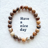 5Pcs Picture Jasper Crystal Bracelet Wholesale