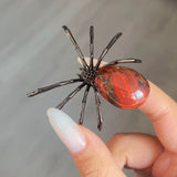 Tumbled Crystals Spider Ornament Handmade Alloy Spider Wholesale