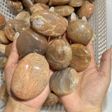 Peach Moonstone Palm Crystal Wholesale