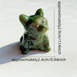 Multi-material Cute French Bulldog Crystal Carving Wholesale