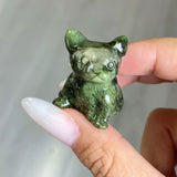 Multi-material Cute French Bulldog Crystal Carving Wholesale
