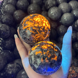 1.9-2.7in Yooperlite Spheres Wholesale (UV-Reactive)