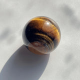 1.1in yellow tiger eye sphere ball