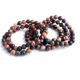 5PCS Red creek jasper Crystal Bracelet Wholesale